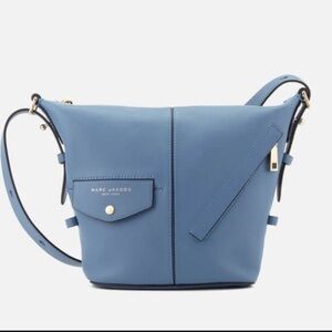 Marc Jacobs New York mini sling blue cross body bag